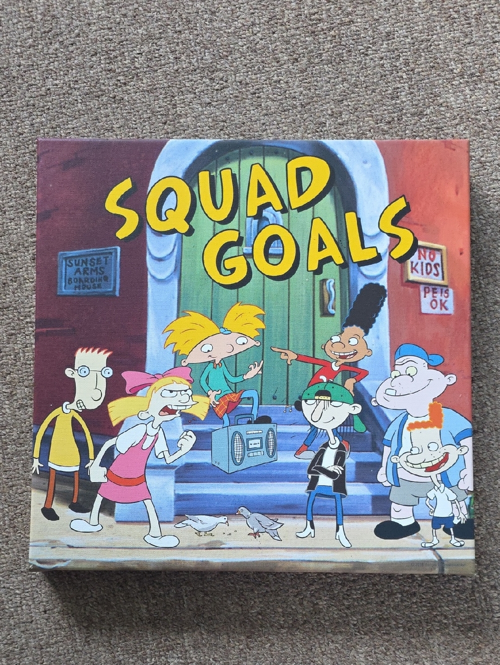 Squad Goals Board Game - Colorful Cartoon Cover